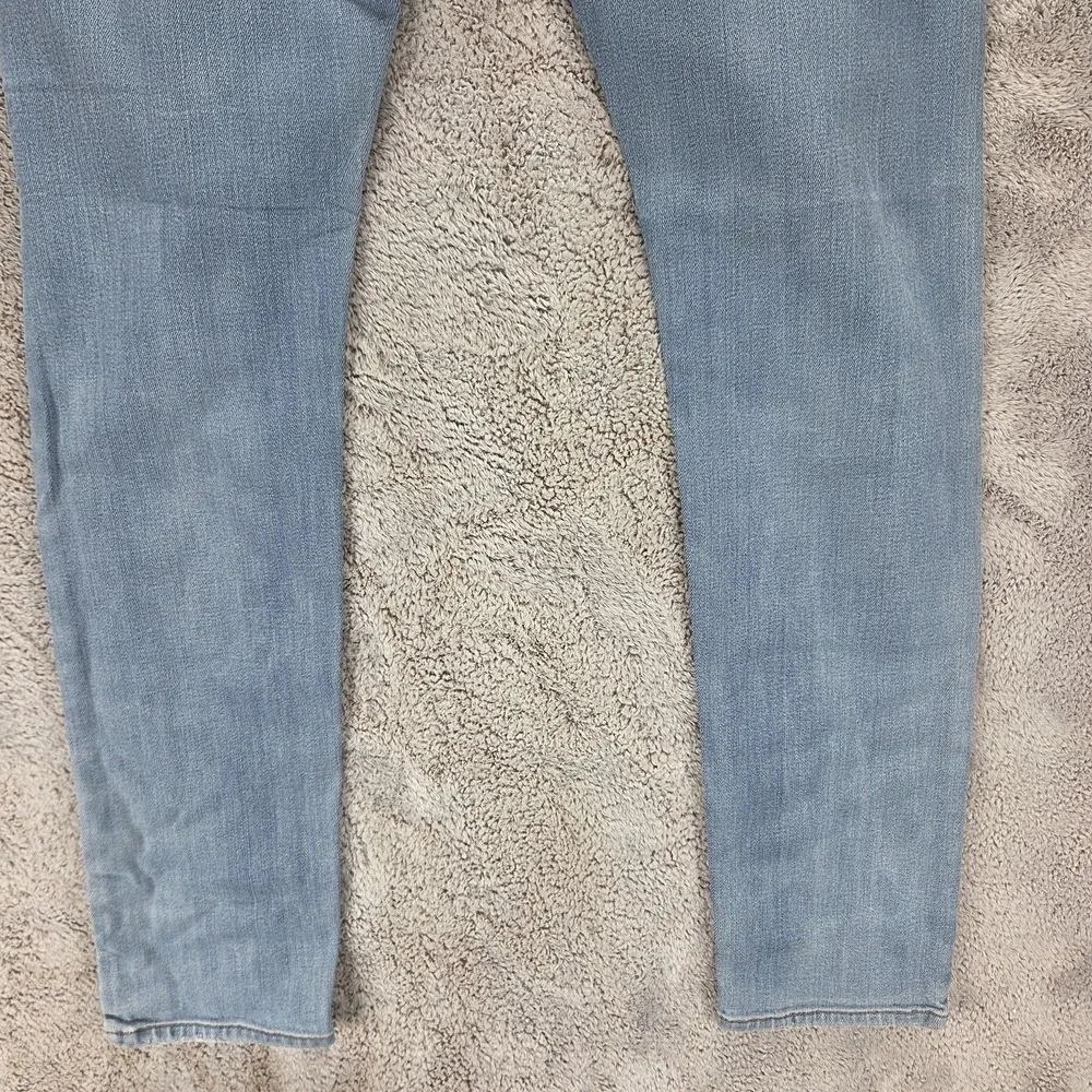 Diesel Jeans Mens 33x32 Blue D-Luster Slim Button Fly Stretch Light Wash 009EK